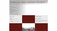Desktop Screenshot of domaine-des-costes-rouges.fr